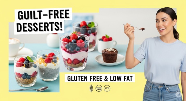 Gluten Free and Low Fat Desserts for Celiac Disease – Easy & Healthy Recipes