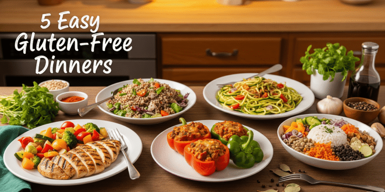 Easy Gluten-Free Dinner Recipes: 5 Quick Meals Your Whole Family Will Enjoy