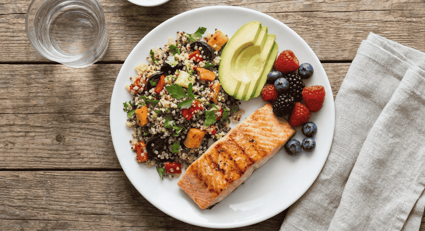 Balanced Gluten Free Lunch Plate